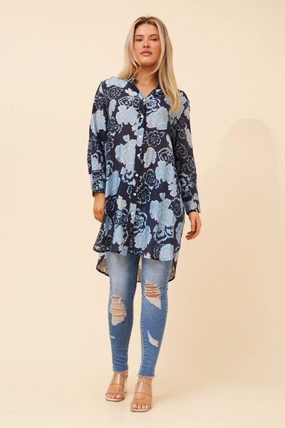JANSON FLORAL TUNIC SHIRT