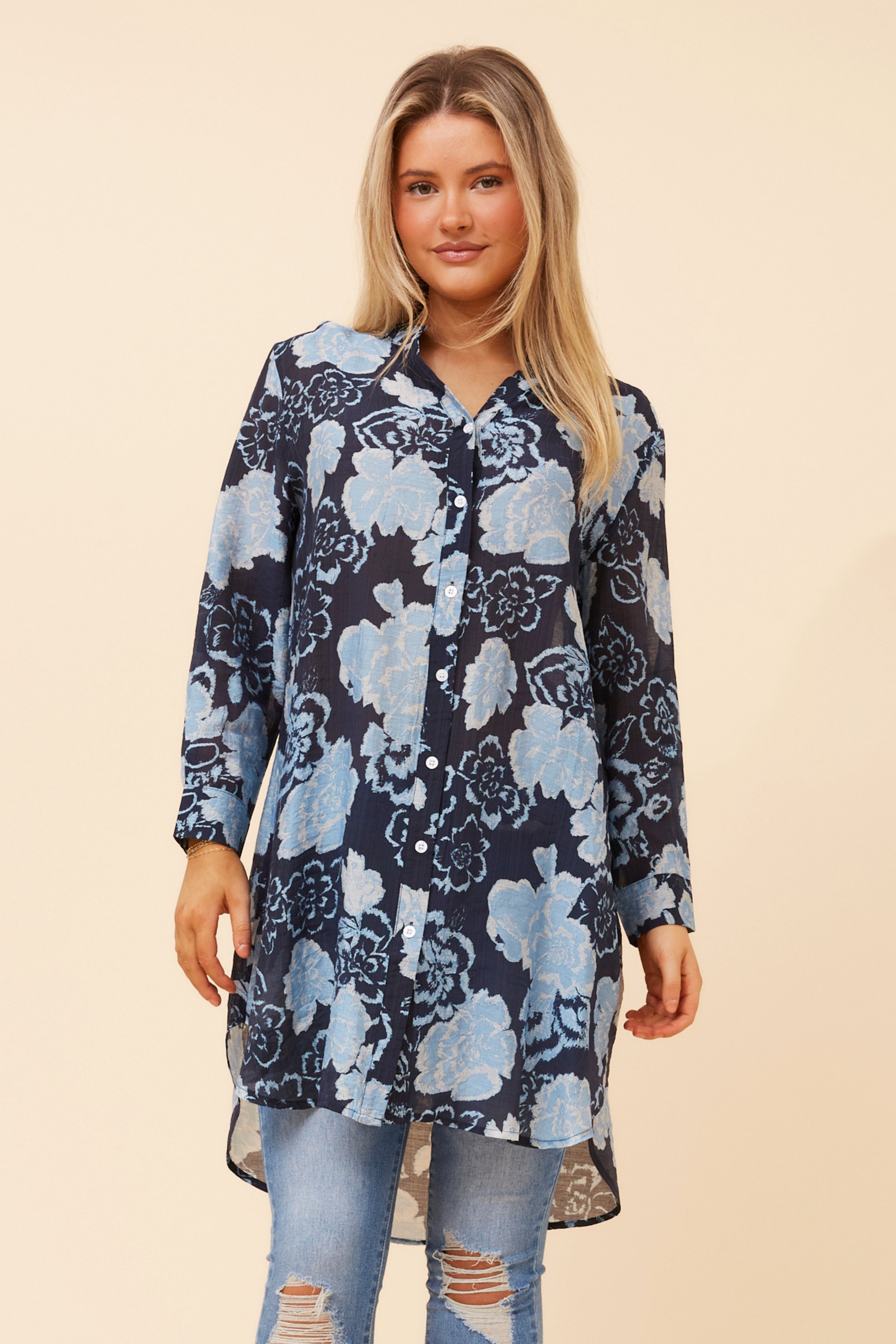JANSON FLORAL TUNIC SHIRT