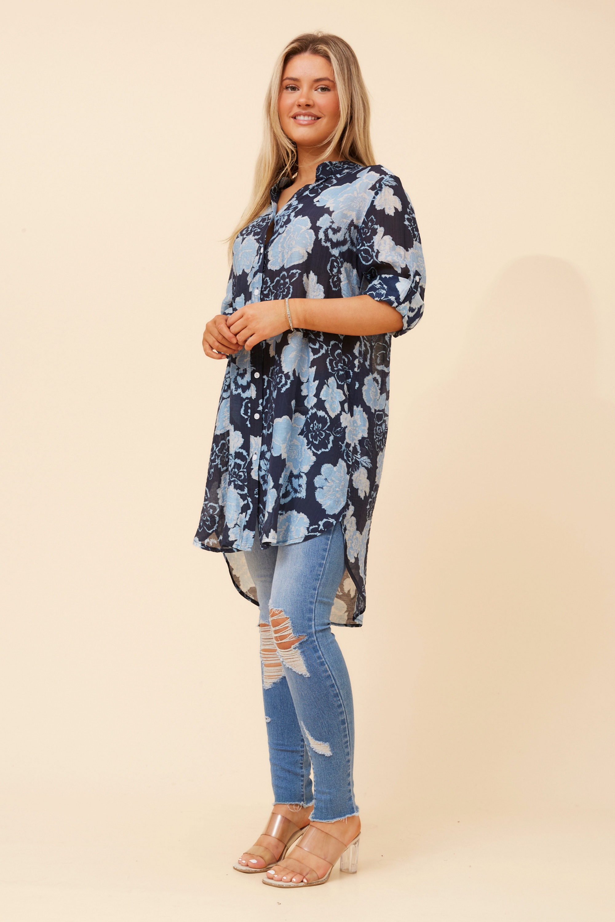 JANSON FLORAL TUNIC SHIRT