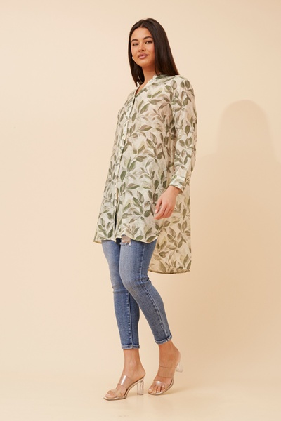 JANSON LEAF PRINT SHIRT