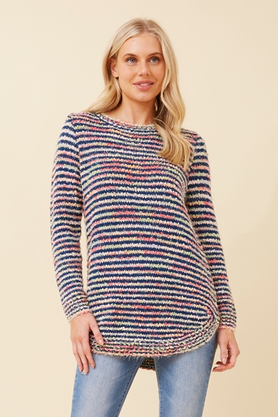 JARITA STRIPED KNIT JUMPER