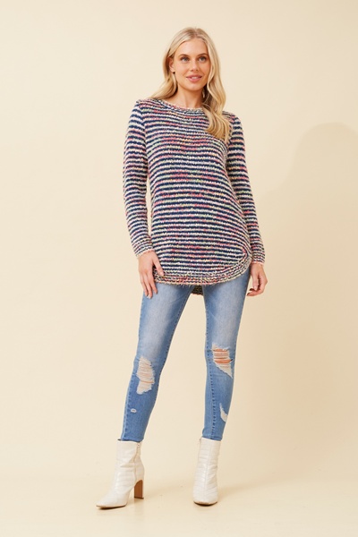 JARITA STRIPED KNIT JUMPER