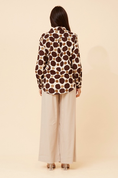 JARRAH POLKA DOT PRINT SHIRT