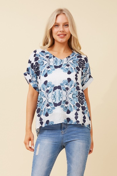 JARVIS ABSTRACT PRINT TOP