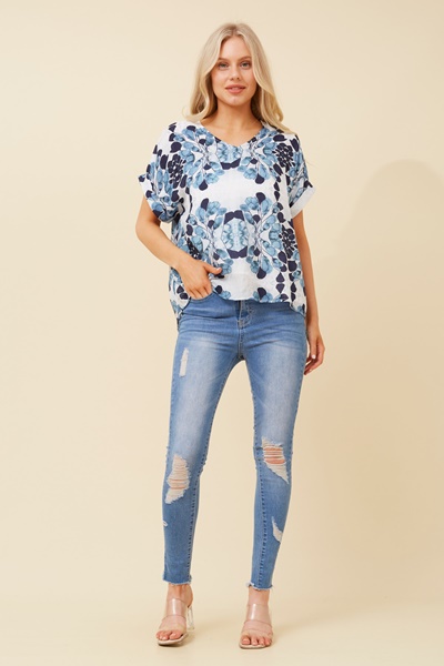 JARVIS ABSTRACT PRINT TOP