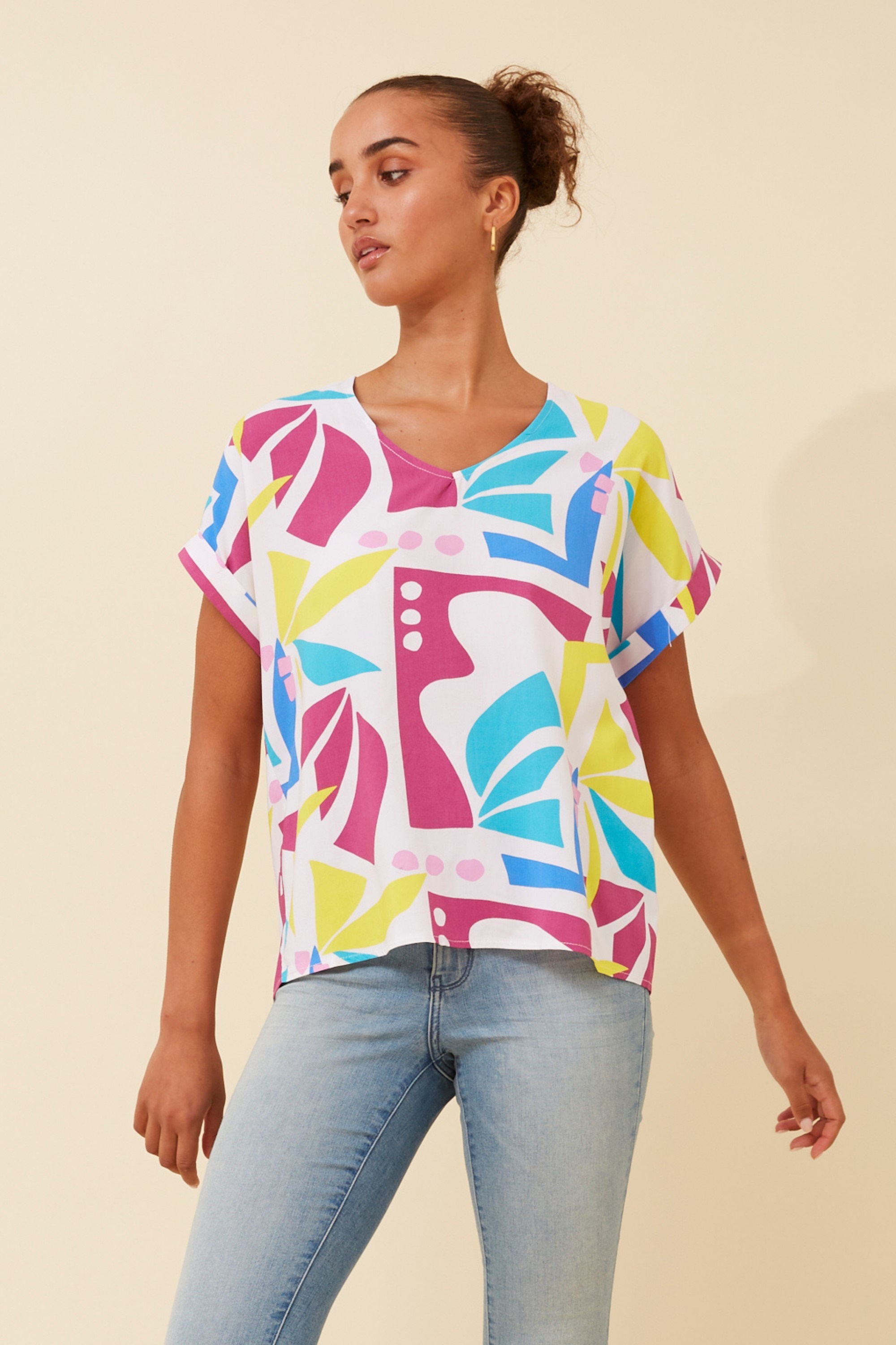 JARVIS ABSTRACT PRINT TOP