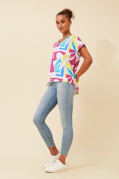 JARVIS ABSTRACT PRINT TOP