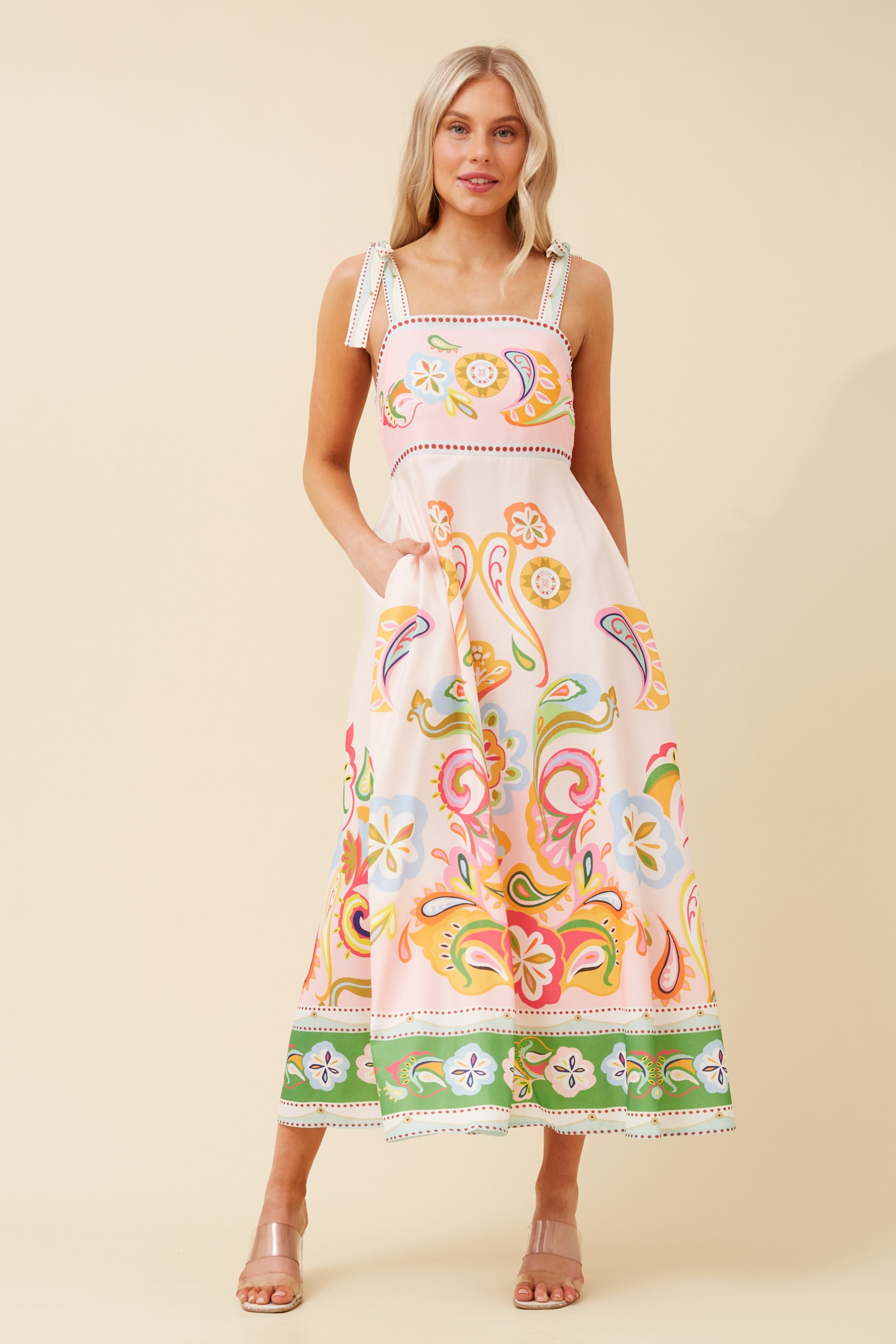 JAVAN WANDERLUST MIDI DRESS