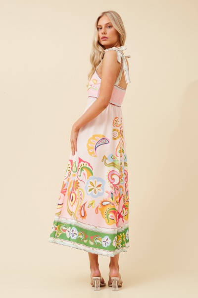 JAVAN WANDERLUST MIDI DRESS