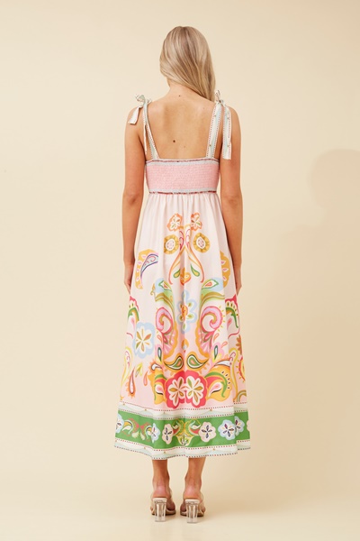 JAVAN WANDERLUST MIDI DRESS