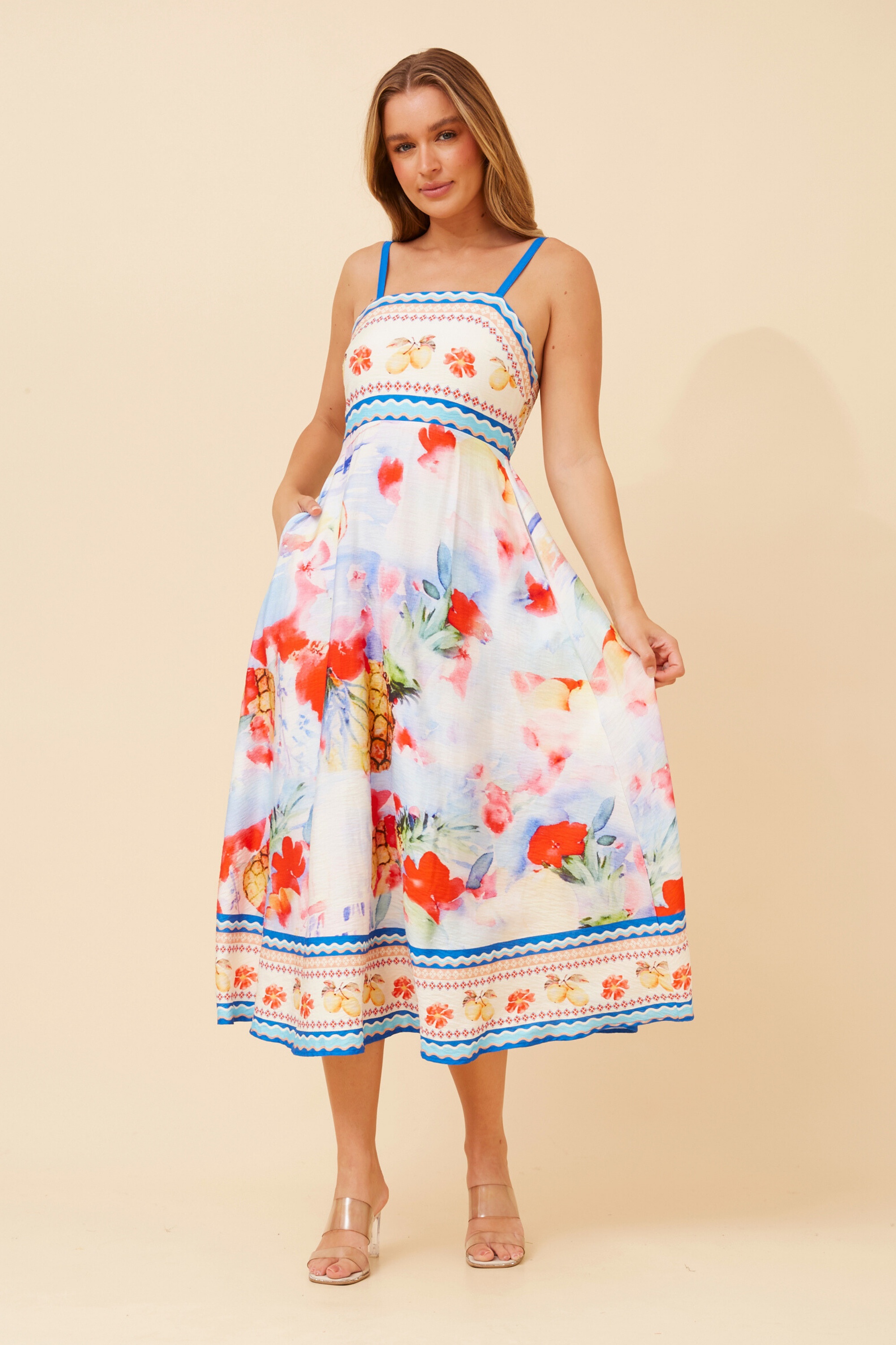 JAVAN WANDERLUST MIDI DRESS