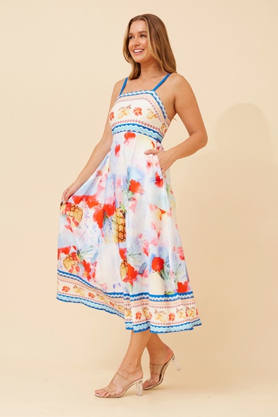 JAVAN WANDERLUST MIDI DRESS