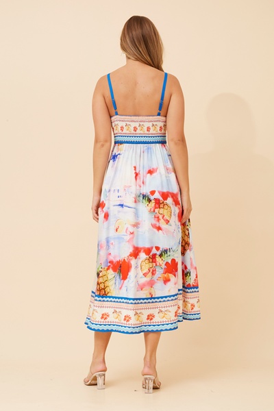 JAVAN WANDERLUST MIDI DRESS