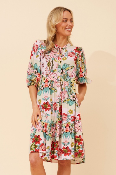 JAVANA FLORAL DRESS