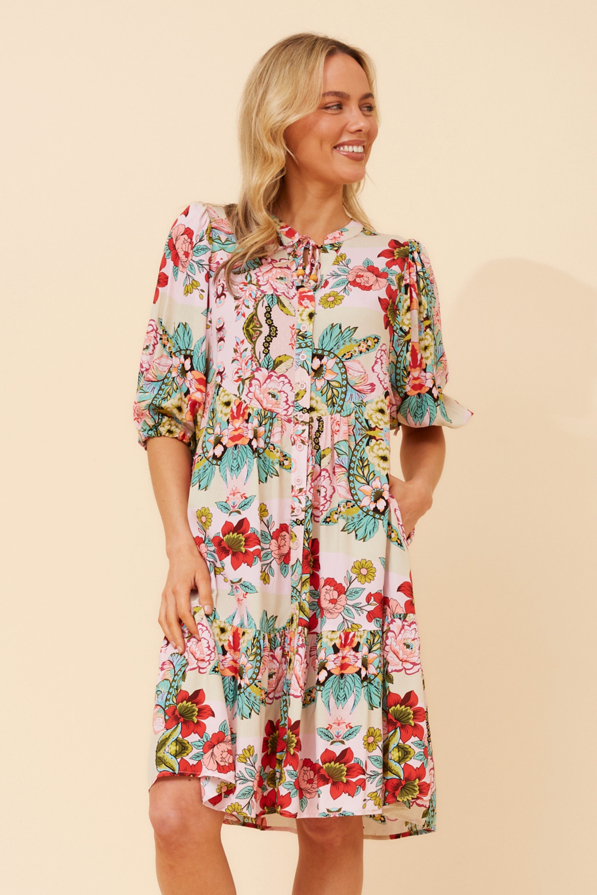 JAVANA FLORAL DRESS