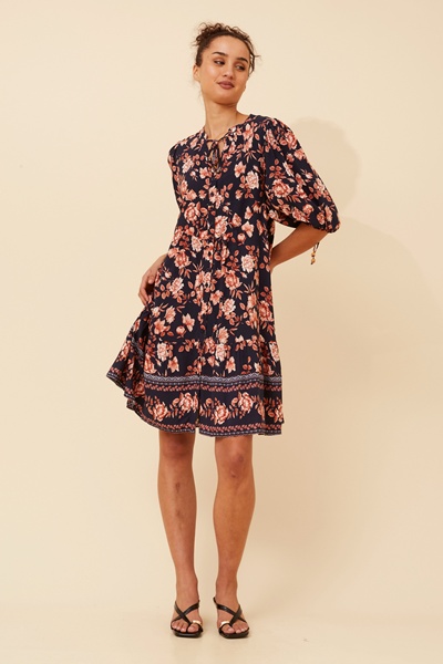 JAVANA FLORAL PRINT DRESS
