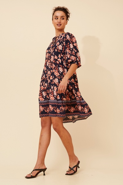 JAVANA FLORAL PRINT DRESS