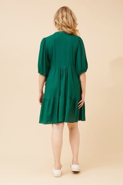JAVANA PUFF SLEEVE DRESS