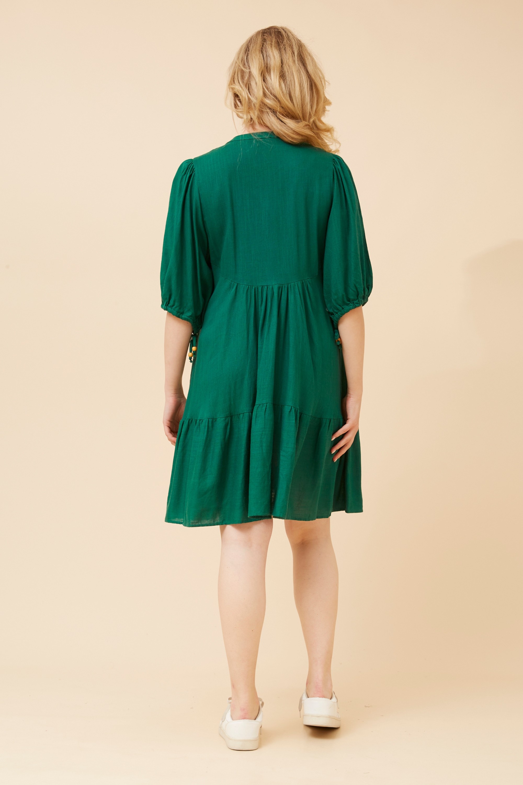 JAVANA PUFF SLEEVE DRESS