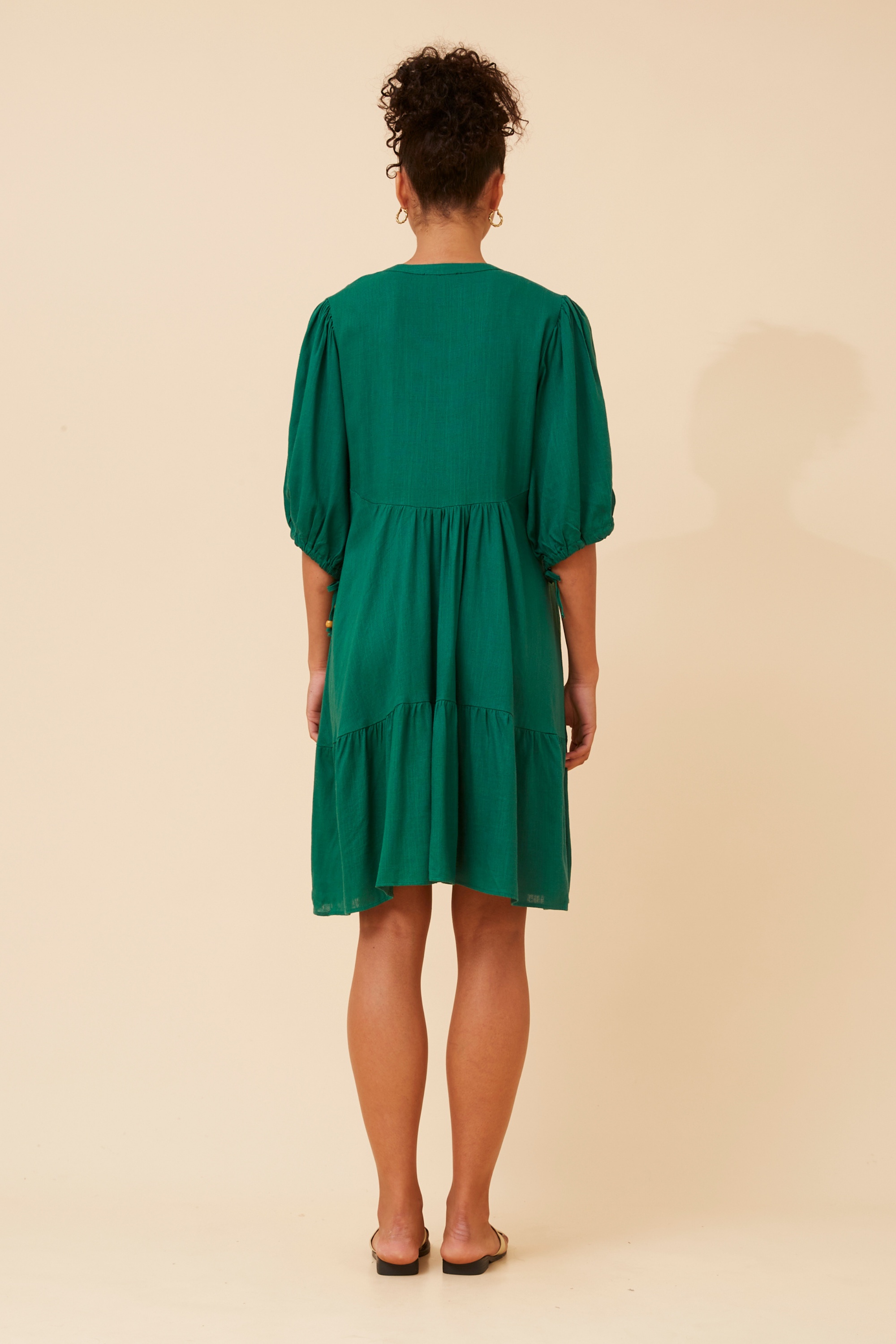 JAVANA PUFF SLEEVE DRESS