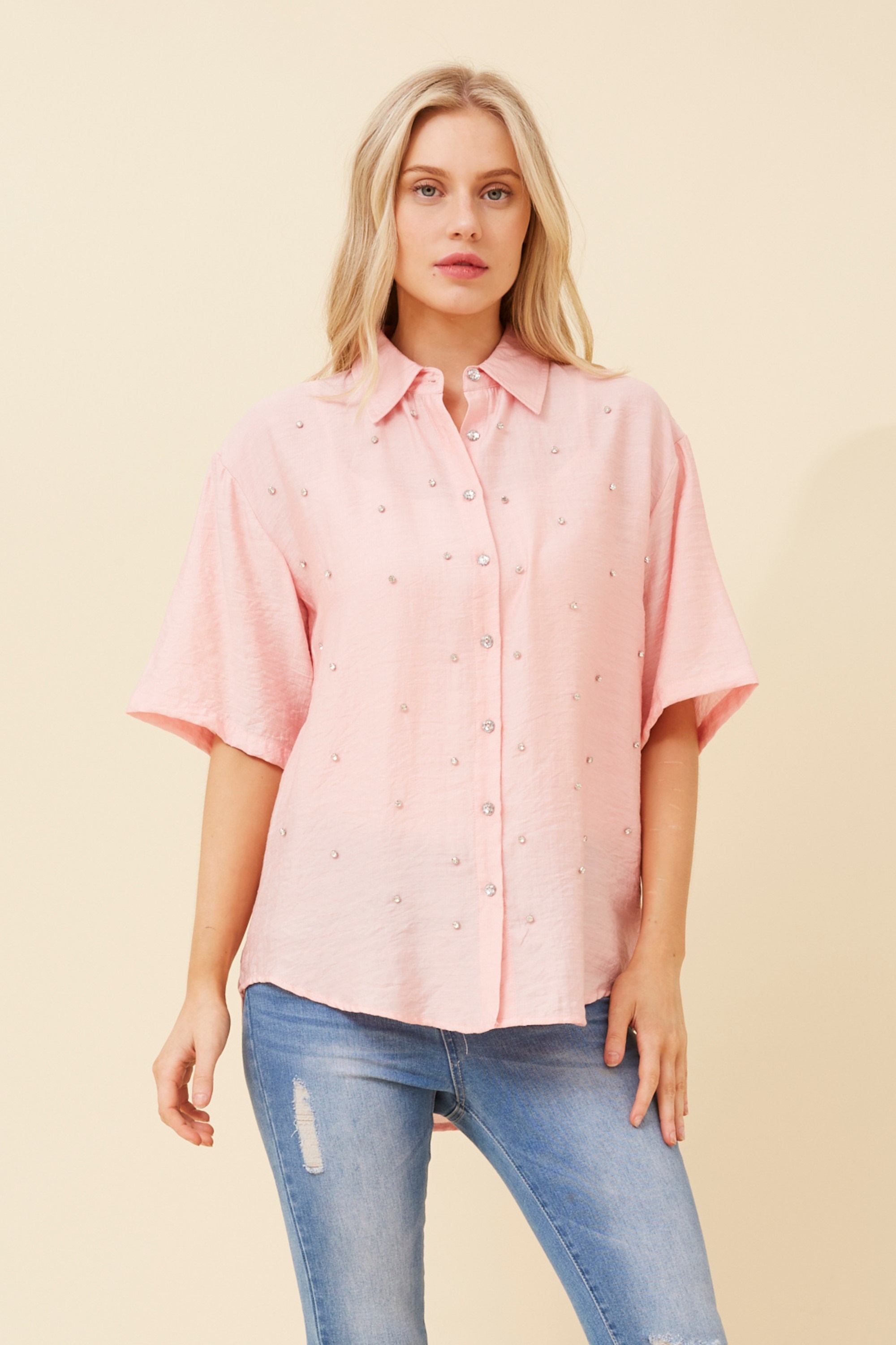 JAXIE EMBELLISHED SHIRT