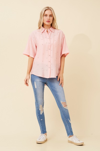 JAXIE EMBELLISHED SHIRT