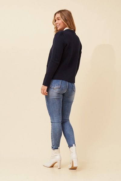 JAYANNA SOLID KNIT CARDIGAN