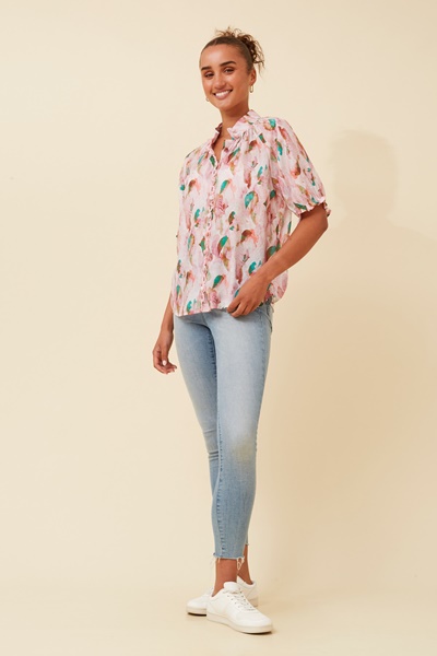 JAYDEE ABSTRACT PRINT TOP