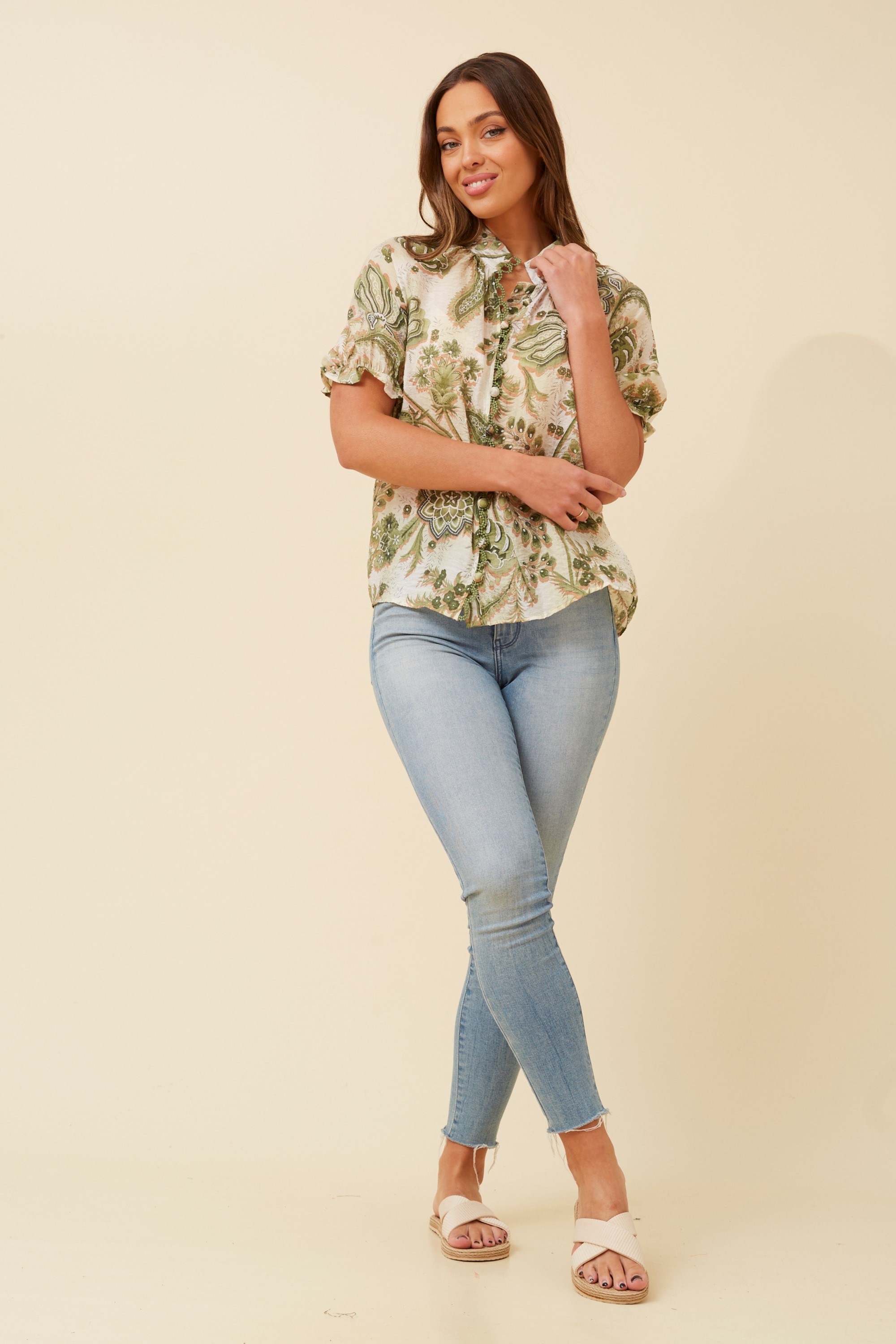 JAYDEE FLORAL PRINT TOP