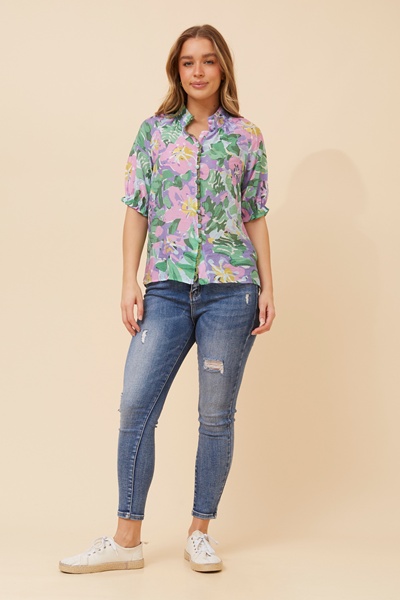 JAYDEE GARDEN PRINT TOP