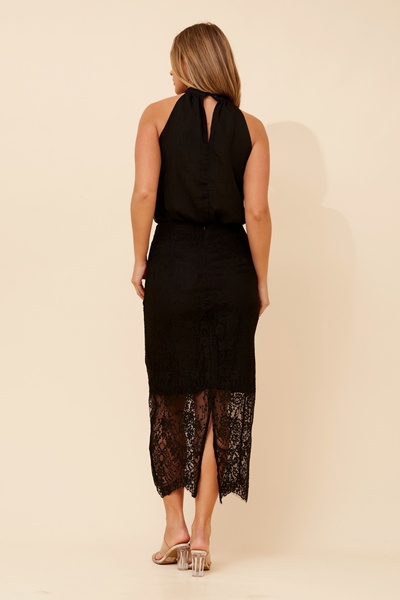 JEANNE LACE MIDI SKIRT