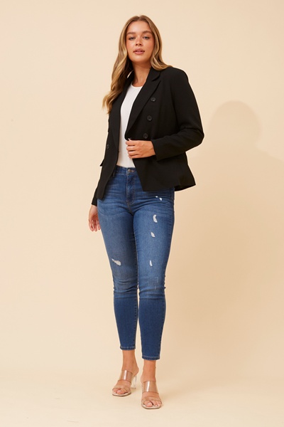 JENETT SOLID BLAZER