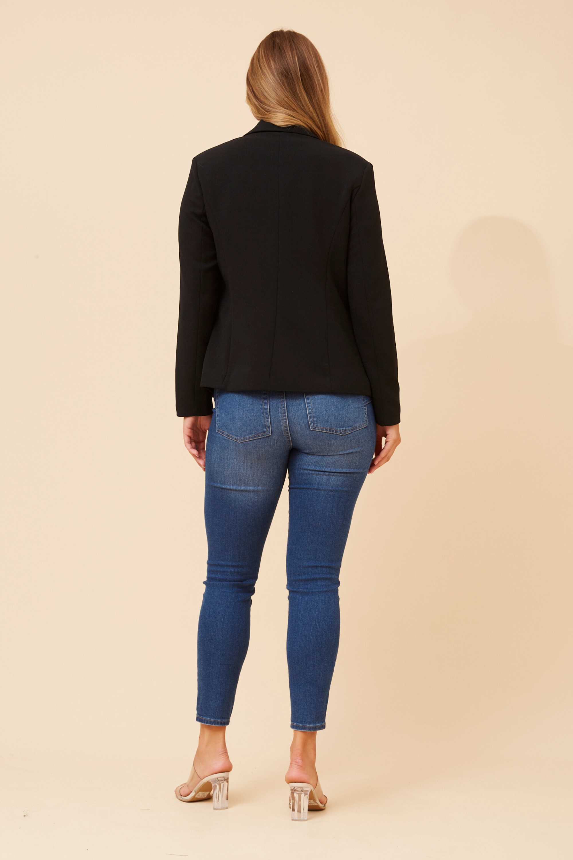 JENETT SOLID BLAZER