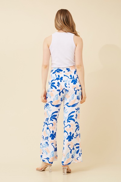 JIHAN LINEN BLEND PANTS