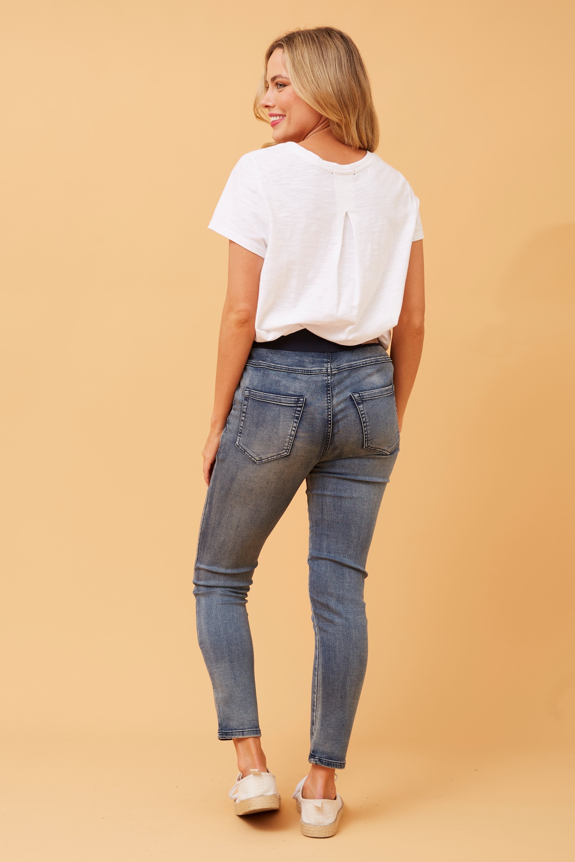 JILL DENIM JOGGER PANTS