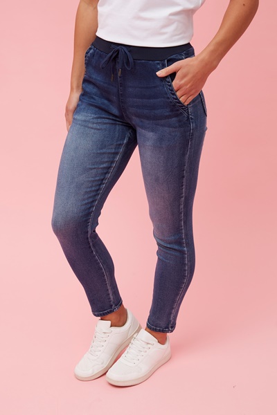 bare denim joggers