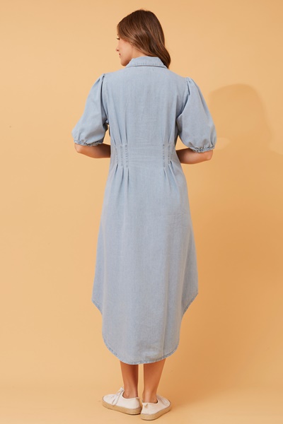 JOANNA DENIM SHIRT DRESS