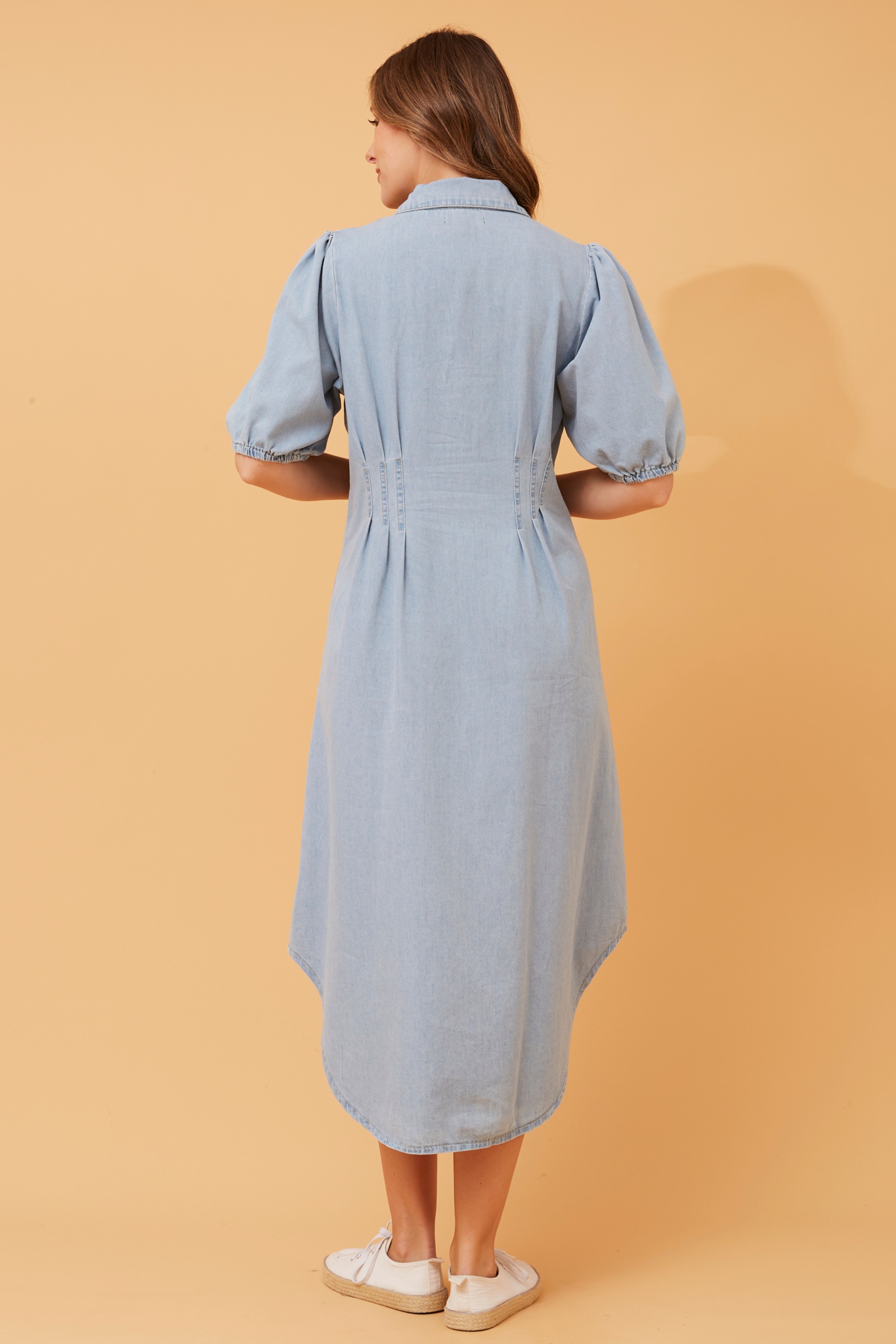 JOANNA DENIM SHIRT DRESS