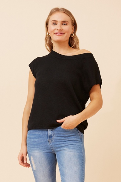 JOBETH SOLID KNIT TOP
