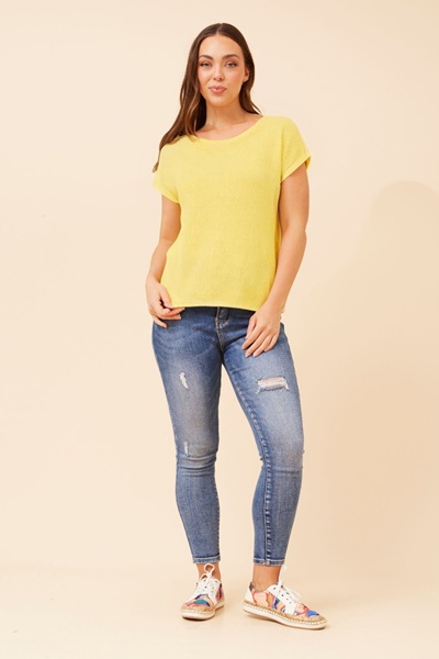JOBETH SOLID KNIT TOP