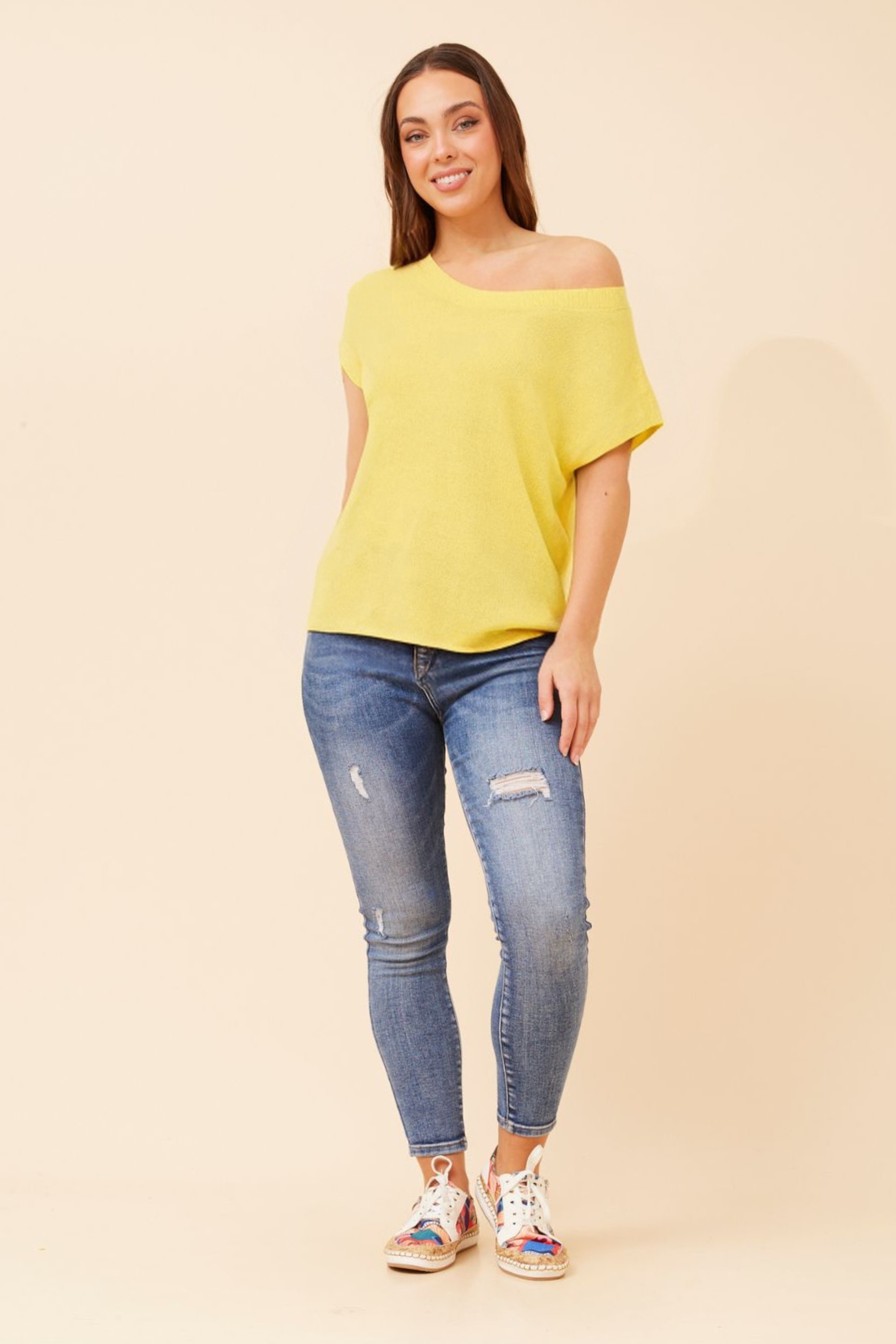 JOBETH SOLID KNIT TOP
