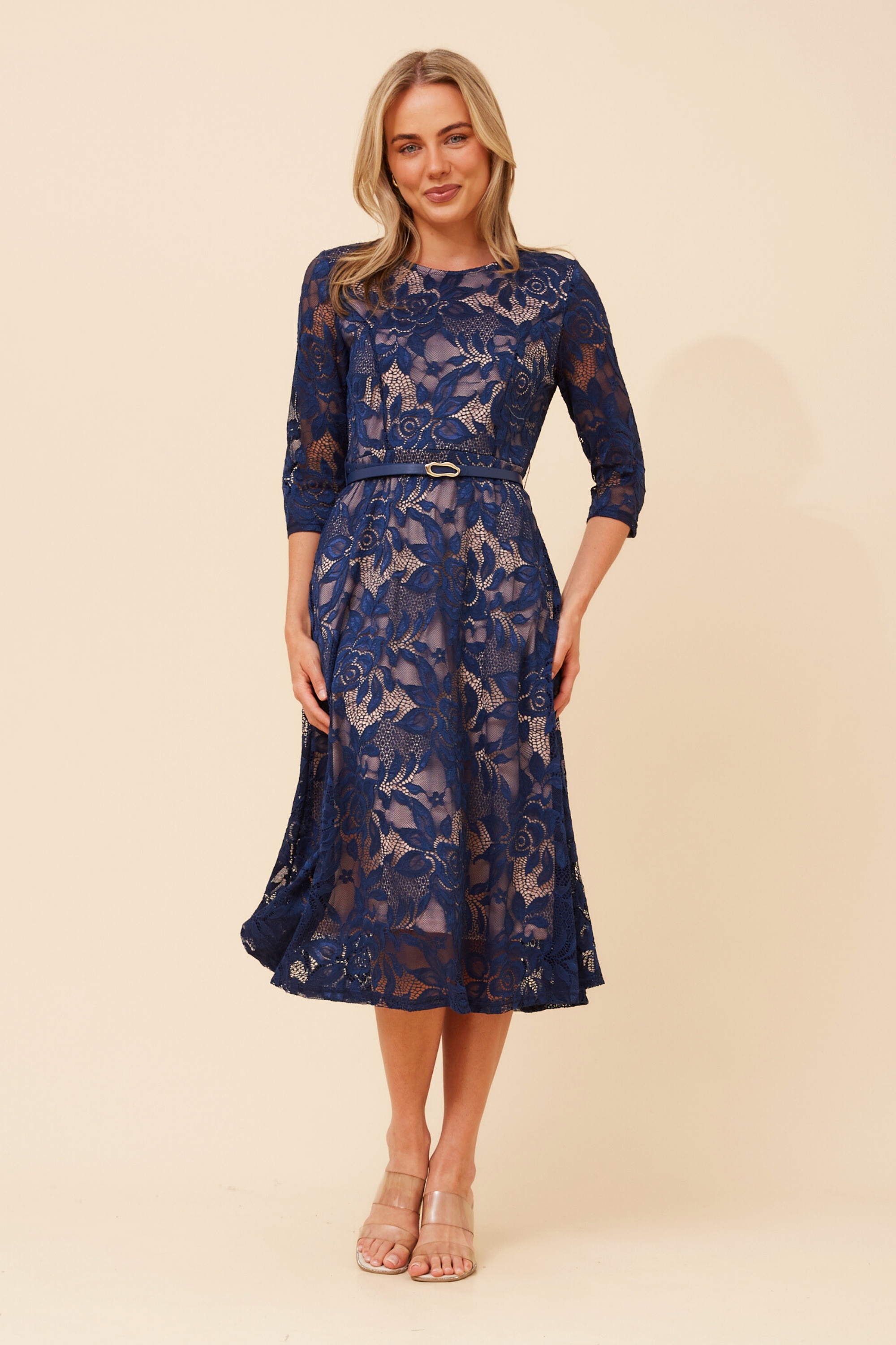 JOCASTA LACE MIDI DRESS