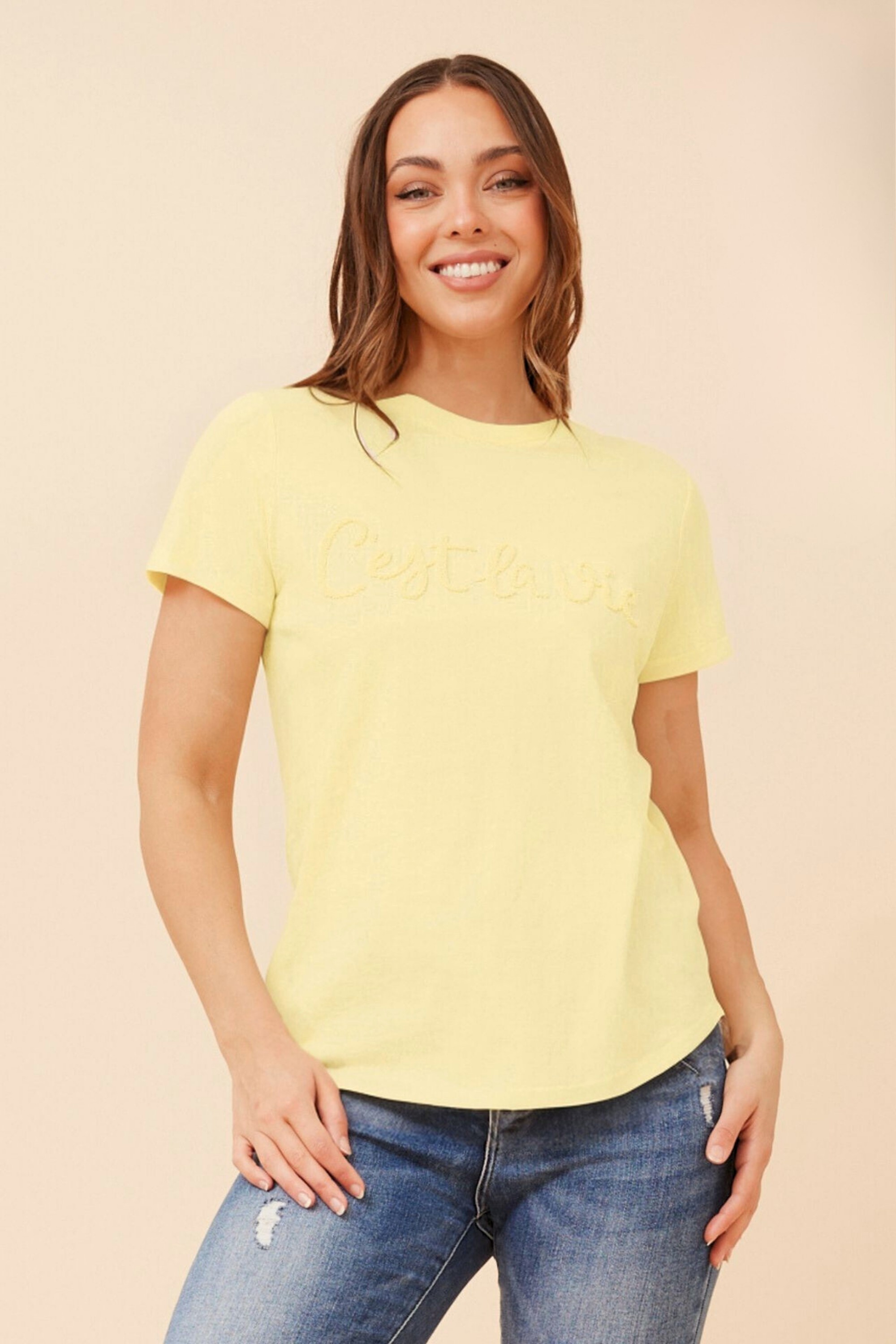 JODELLE CESTLAVIE PATTERN TEE