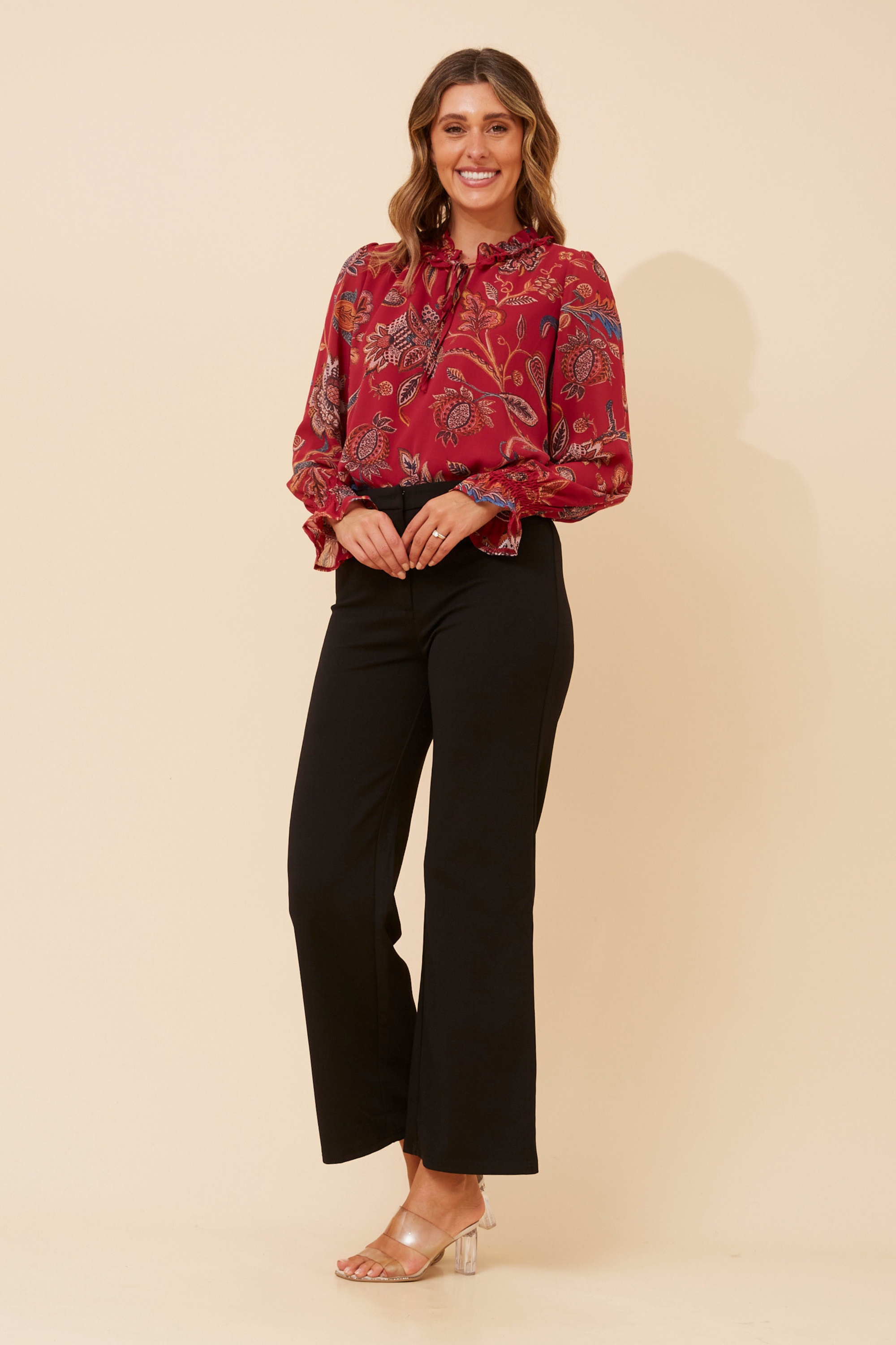 JOEL FLORAL PRINT BLOUSE