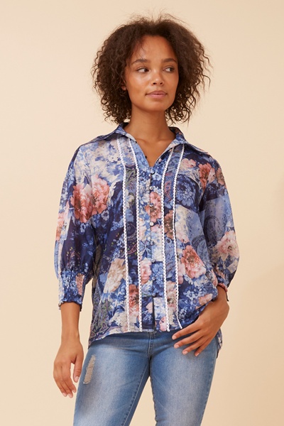 JOELLA FLORAL BLOUSE