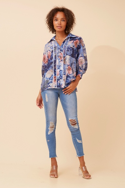 JOELLA FLORAL BLOUSE