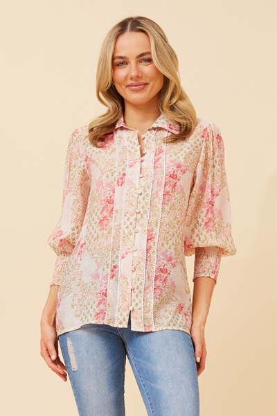 JOELLA FLORAL SHIRT
