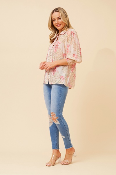 JOELLA FLORAL SHIRT