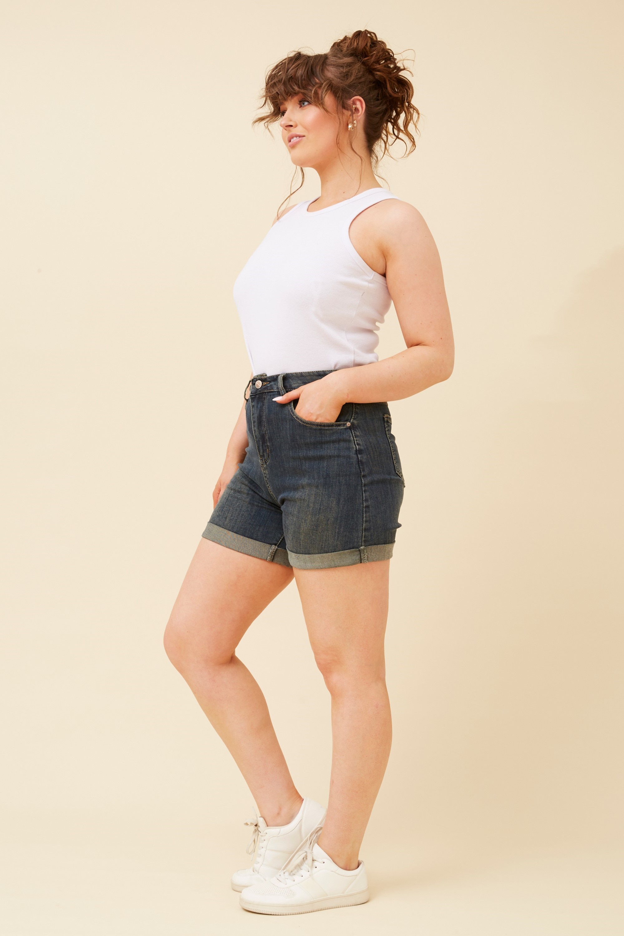 JOLANTA DENIM SHORTS