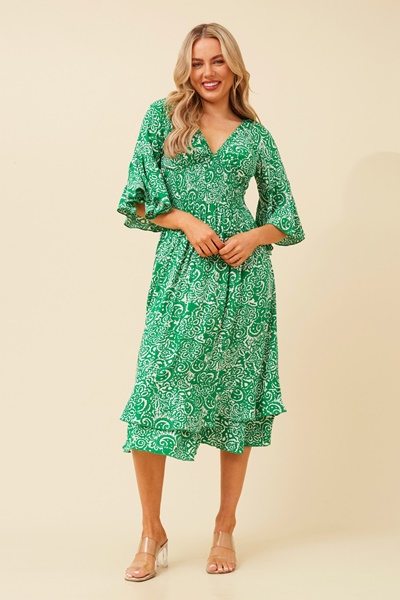 JOLIE FLORAL MIDI DRESS